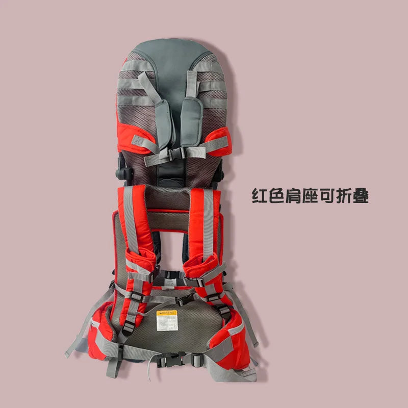 Child Shoulder Carrier Baby Toddler Hiking Backpack Ankle Straps Hands-Free Foldable Shoulder Saddle Holds a 44.1lb Toddler for