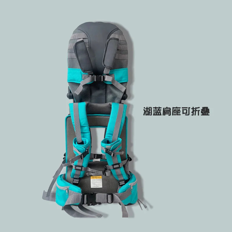 Child Shoulder Carrier Baby Toddler Hiking Backpack Ankle Straps Hands-Free Foldable Shoulder Saddle Holds a 44.1lb Toddler for