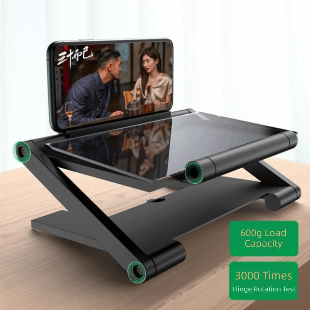 Portable Folding Cell Phone Screen Amplifier Enlarged Screen HD Screen Enlarge Magnifier Multi functional Phone Holder